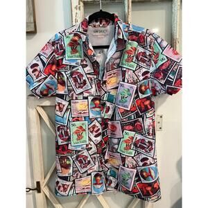 Surf Society by Drill Clothing size medium short-sleeve button-down shirt